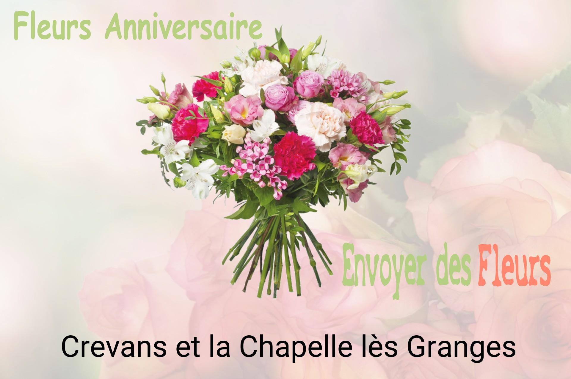 Bouquet de fleurs d’anniversaire livré à Crevans-et-la-Chapelle-lès-Granges