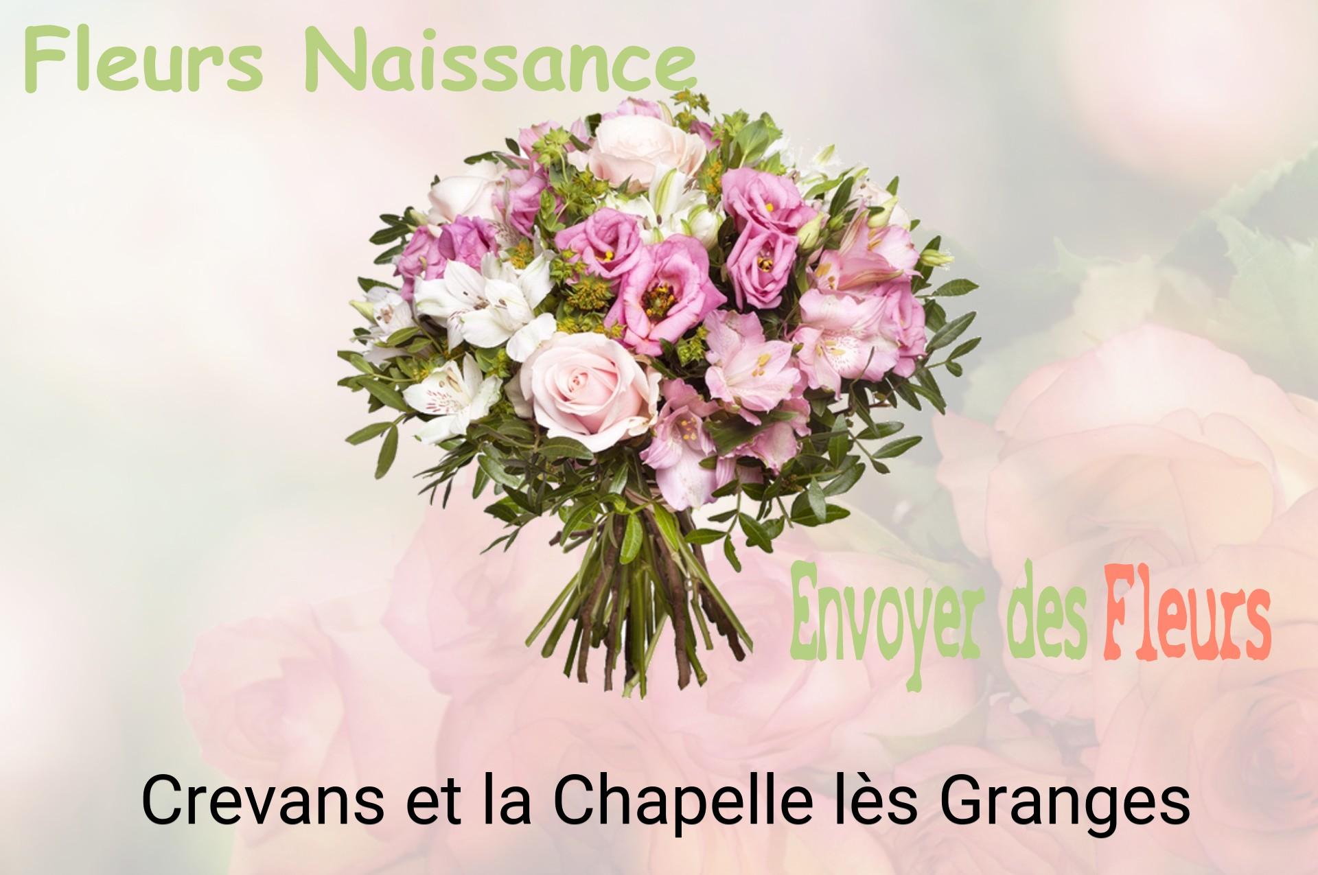 Bouquet de fleurs de naissance livré à Crevans-et-la-Chapelle-lès-Granges