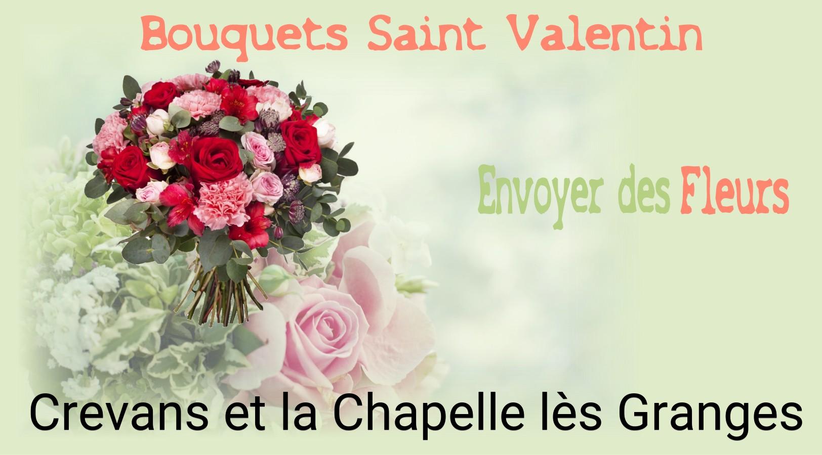 Roses de Saint-Valentin livrées à Crevans-et-la-Chapelle-lès-Granges